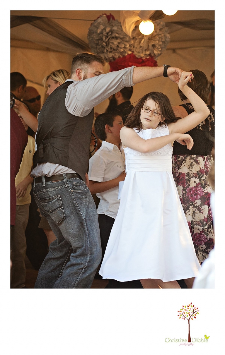 Wedding dancing photos by Christine Dibble Photography
