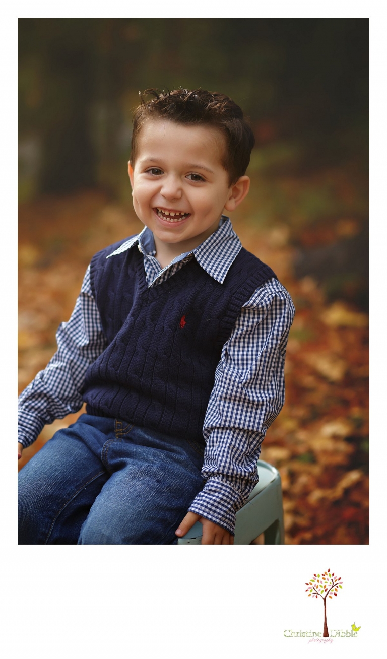 Sonora childrens photographer Christine Dibble Photography takes photos of a two year old who did not want his picture taken!