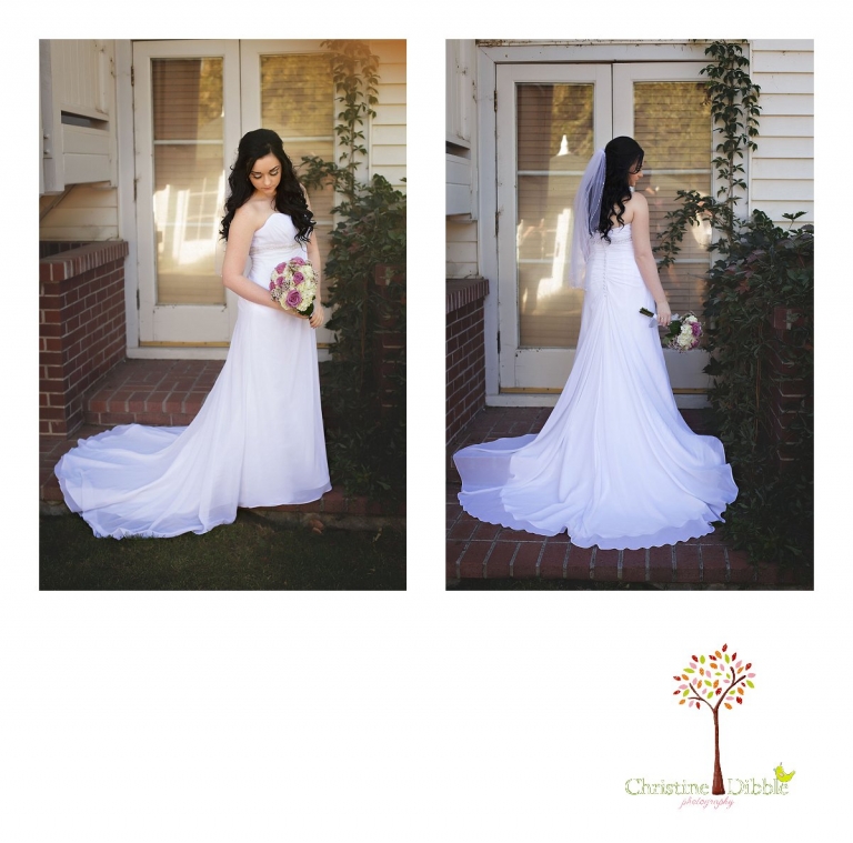 Christine Dibble Photography, Sonora and Reno wedding photographer, photographs a bride at her Rancho San Rafael Park wedding.