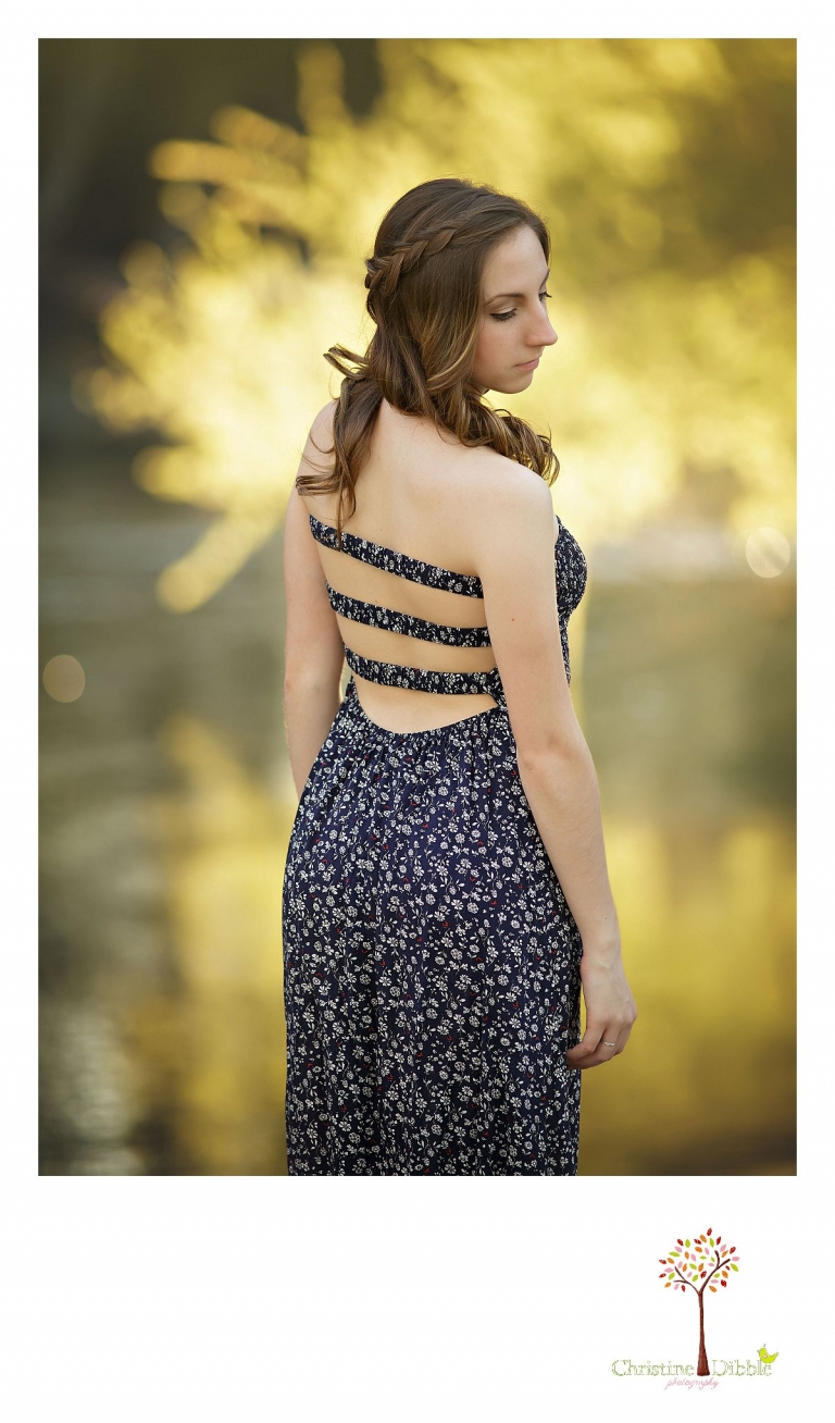 Cassidy Wise of Sonora High did the hair and make-up for this senior portrait session photographed by Summerville and Sonora High senior portrait photographer Christine Dibble Photography.