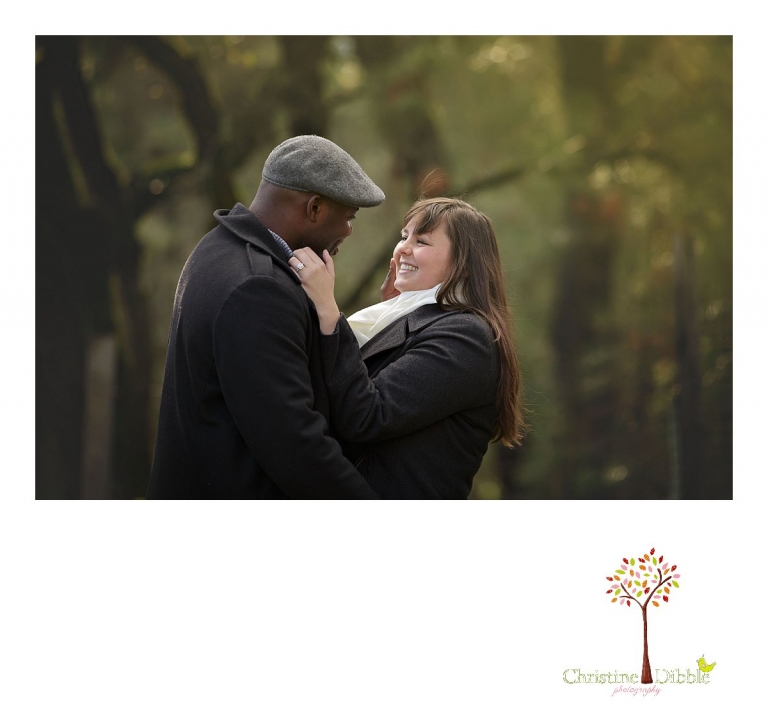 Sonora engagement and wedding photographer Christine Dibble Photography takes photos at Indigeny Reserve of a bride and groom looking into each other's eyes.