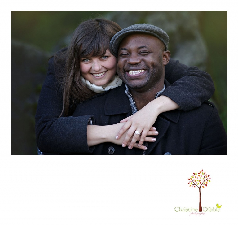 Sonora engagement and wedding photographer Christine Dibble Photography takes photos at Indigeny Reserve of the bride and groom smiling.
