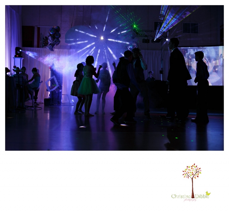 Sonora graduation and senior portrait photographer Christine Dibble Photography takes eighth grade graduation photos of the dance after the ceremony. 