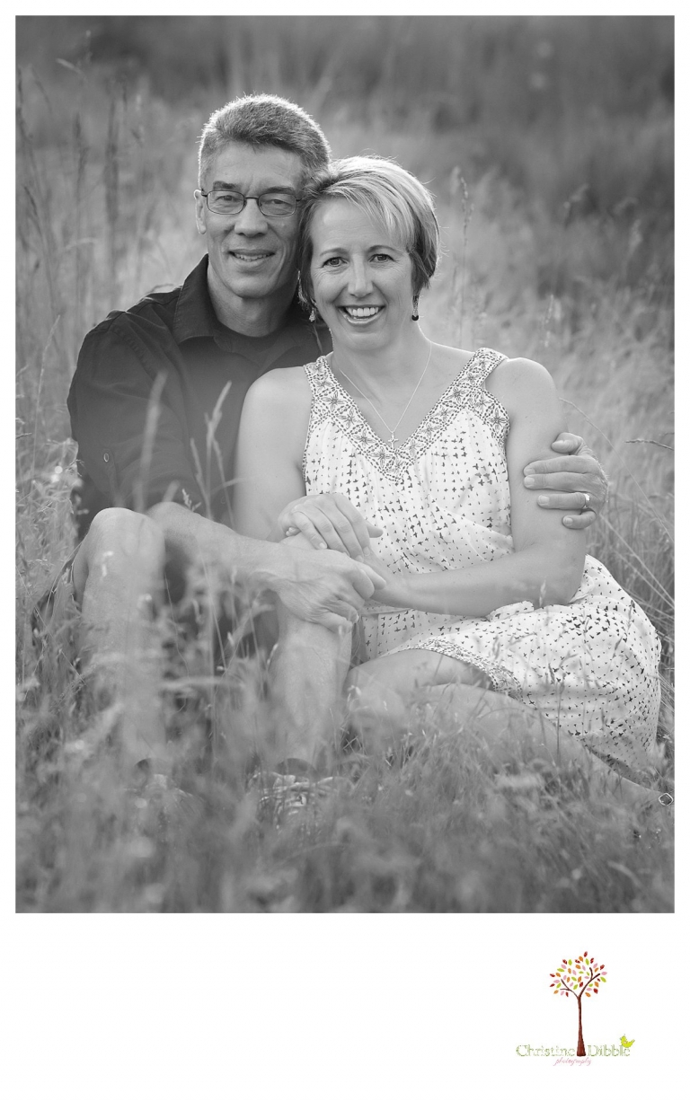 Sonora family photographer Christine Dibble Photography takes family portraits of a family celebrating their daughter's college graduation and son's eighth grade graduation.