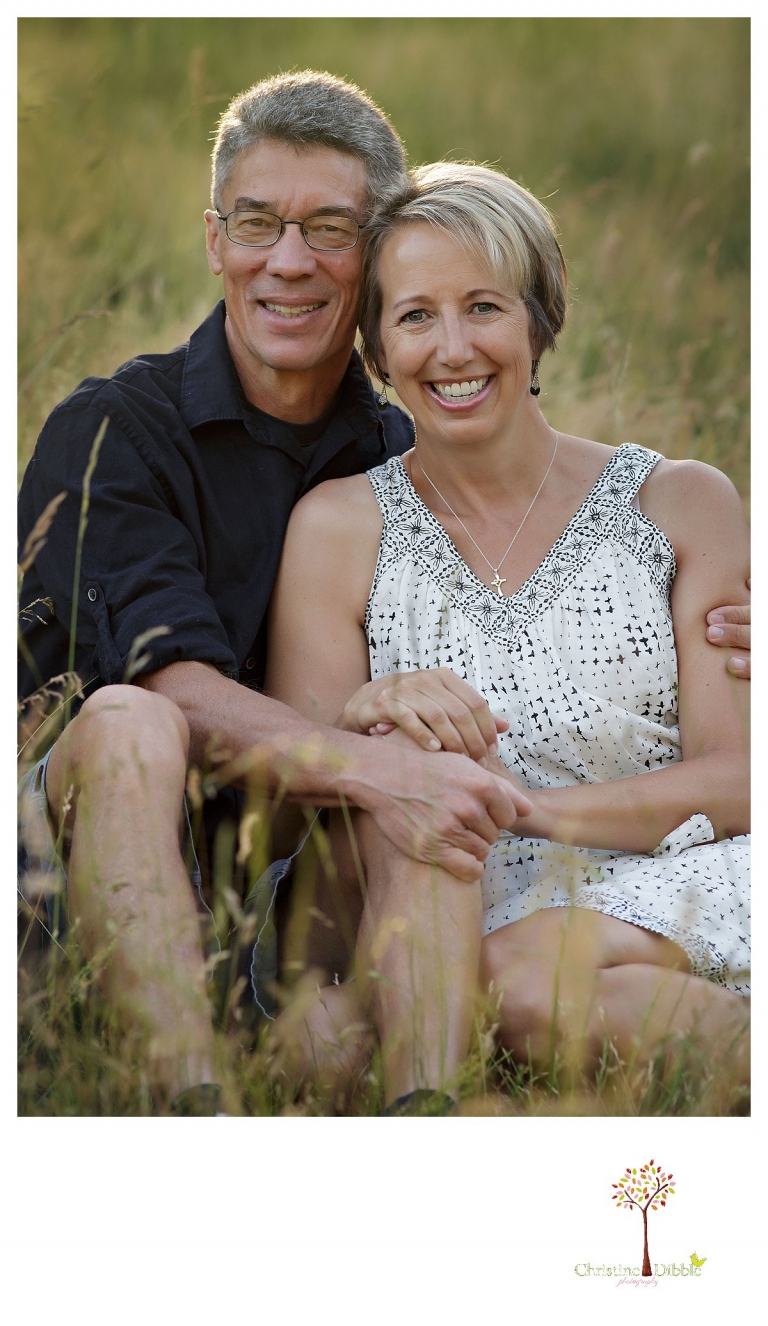 Sonora family photographer Christine Dibble Photography takes family portraits of a family celebrating their daughter's college graduation and son's eighth grade graduation.