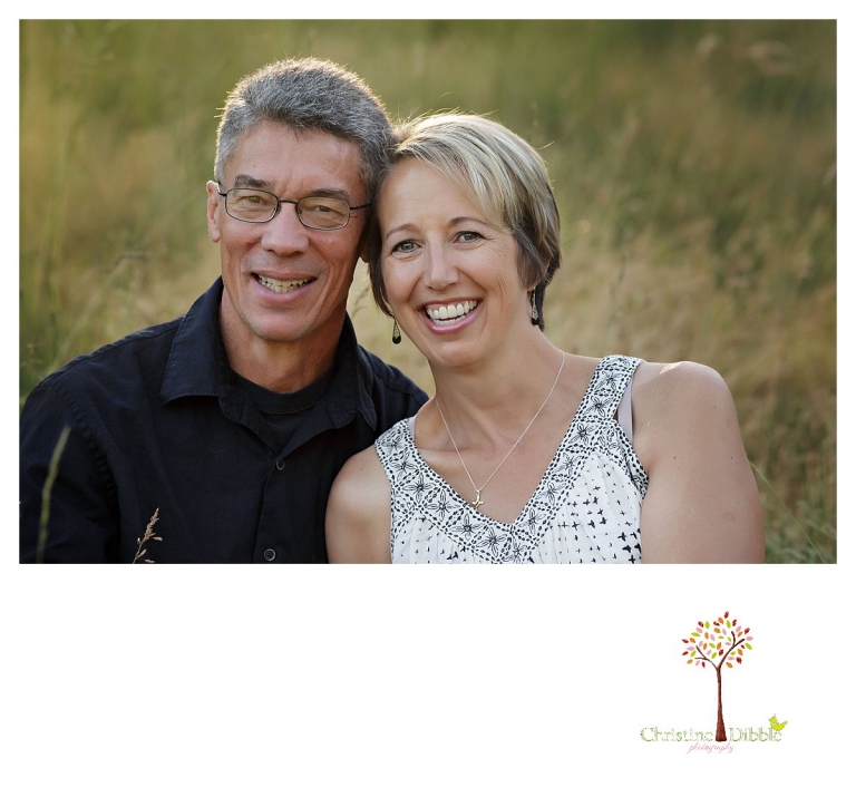 Sonora family photographer Christine Dibble Photography takes family portraits of a family celebrating their daughter's college graduation and son's eighth grade graduation.