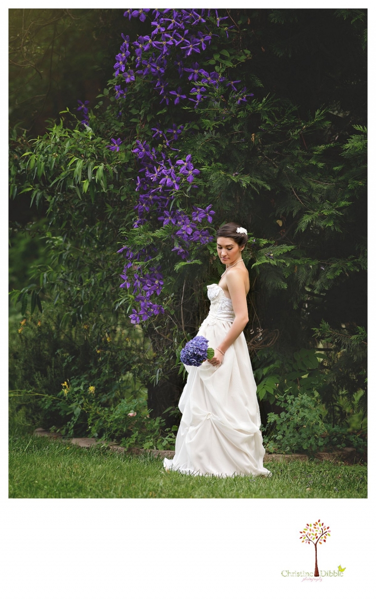 Christine Dibble Photography, Sonora wedding photographer, takes photos of wedding dresses and accessories made by Hopefully Romantic.