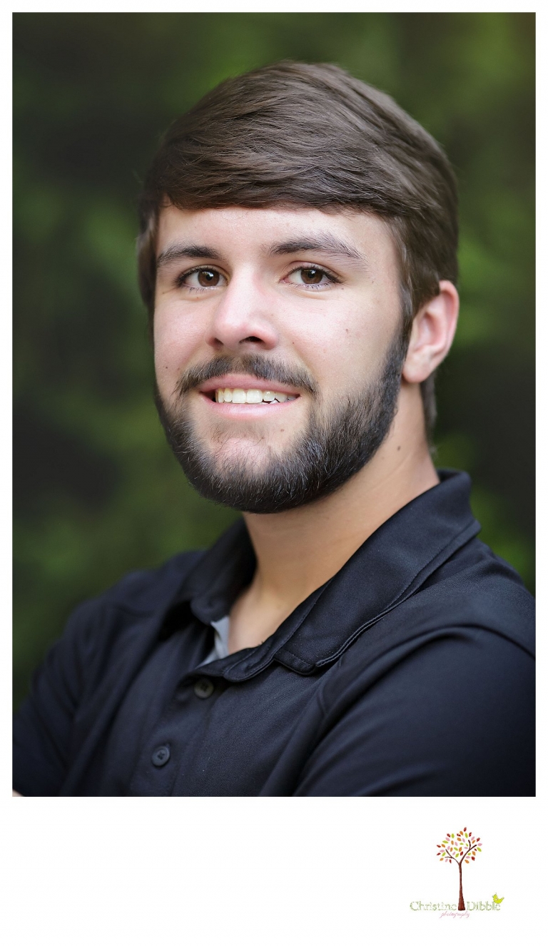 Sonora and Summerville senior portrait photographer Christine Dibble Photography takes head shot senior portraits of a boy at Twain Harte Tree Farm.