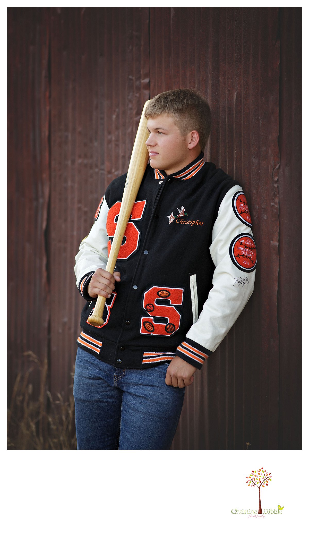 Awesome Baseball Bat on Fire Senior Picture. Photograph by Lisa Karr  Photography