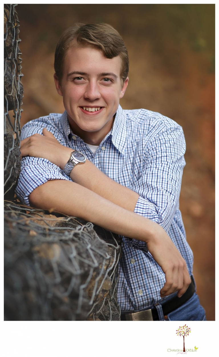 Summerville High senior portrait photographer Christine Dibble Photography takes relaxed, natural outdoor senior portraits outside on the Dragoon Gulch Trail in Sonora.