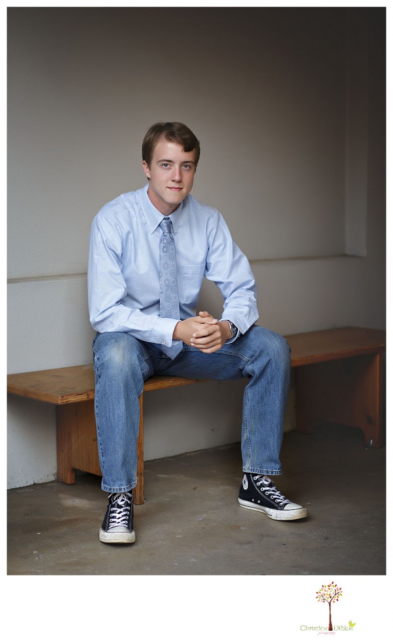 Summerville High senior portrait photographer Christine Dibble Photography takes outdoor senior portraits outside on the steps of the historic Sonora courthouse in beautiful light.