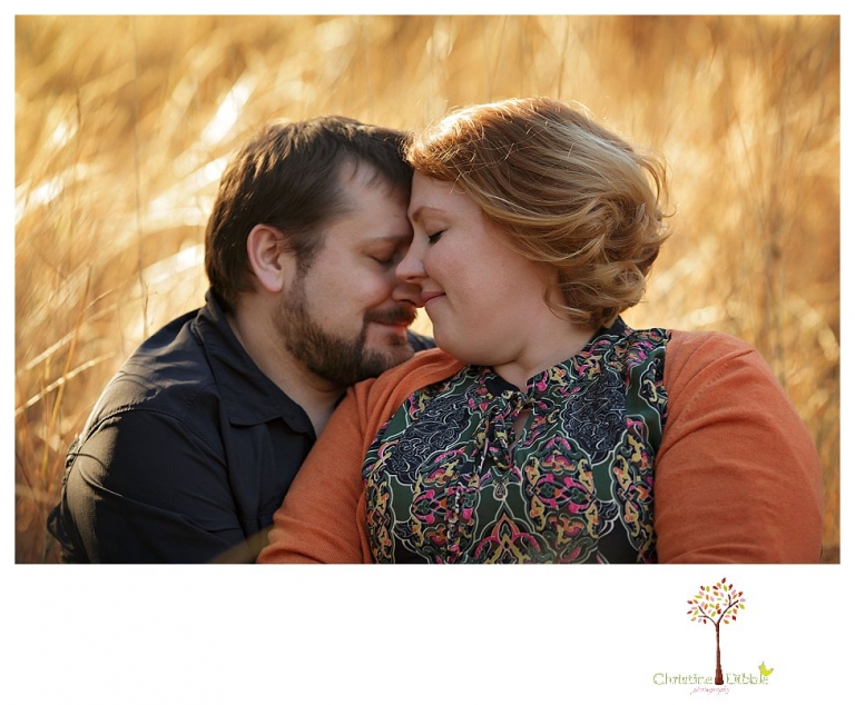 Sonora engagement and couple's portrait photographer Christine Dibble Photography takes photos of couples laughing, kissing, cuddling and having fun outdoors in golden sunlight.