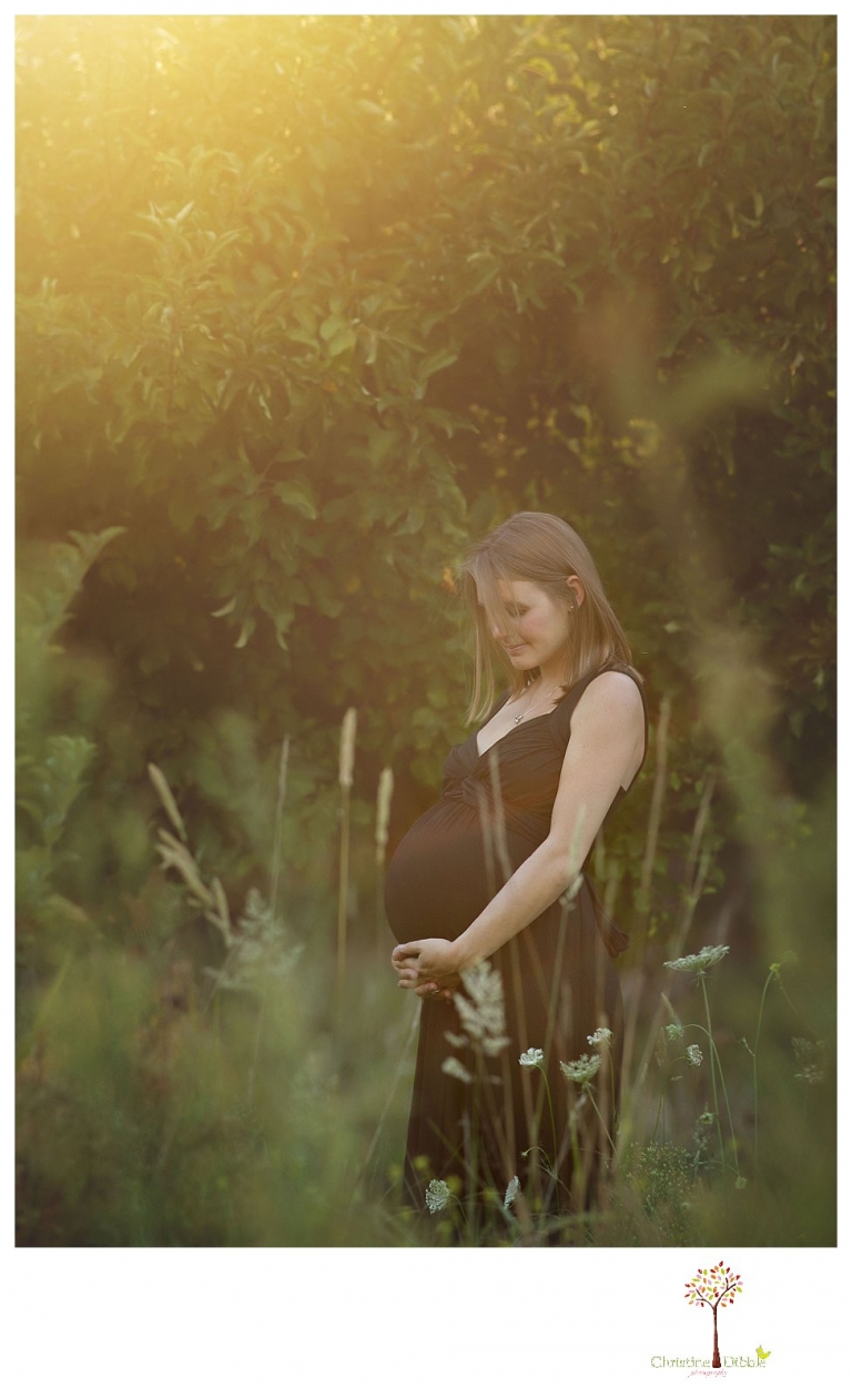 Sonora maternity photographer Christine Dibble Photography takes baby bump belly photos in an Indigeny Reserve maternity portrait session.