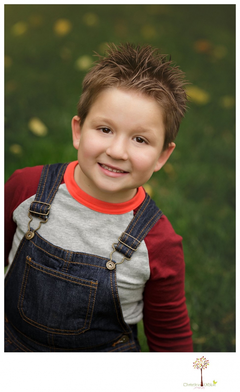 Sonora family photographer Christine Dibble Photography takes family portraits in Angels Camp of a family with three boys on private property with olive trees and a pond.
