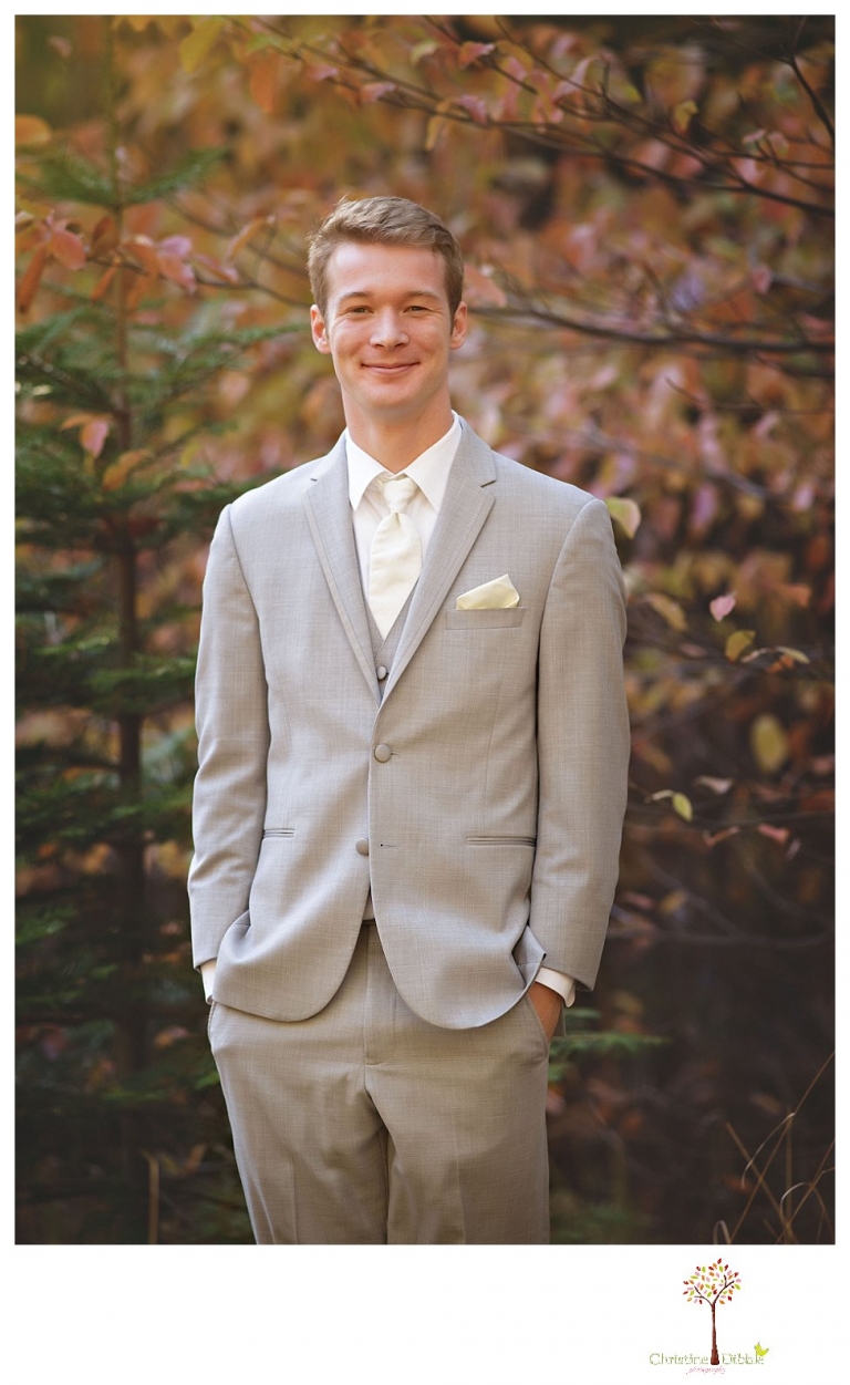 Calaveras Big Trees wedding photographed by Sonora and Arnold wedding photographer Christine Dibble Photography at a cabin in Arnold, Big Trees Park, and the reception at Jack Knight Hall.