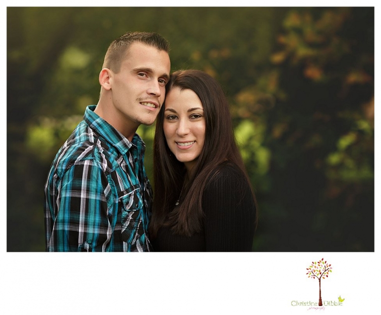 Sonora engagement and wedding photographer Christine Dibble Photography takes engagement photos of a couple while the groom is on crutches for a broken foot and they both wear San Francisco Giants baseball shirts.