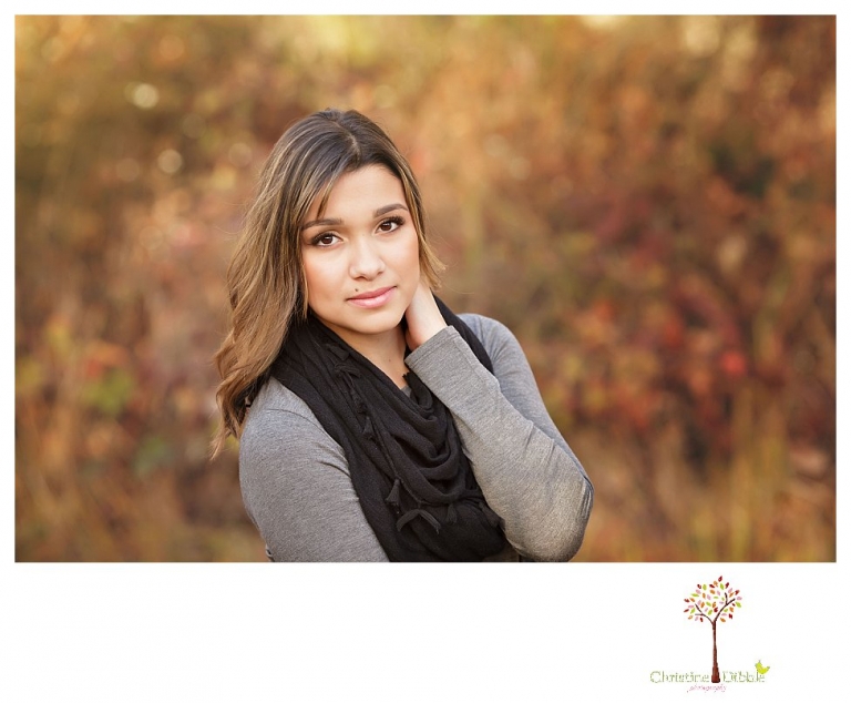 Sonora High senior portrait photographer Christine Dibble Photography takes senior portraits of the Sonora High Homecoming Queen at Indigeny Reserve on a cloudy winter day.