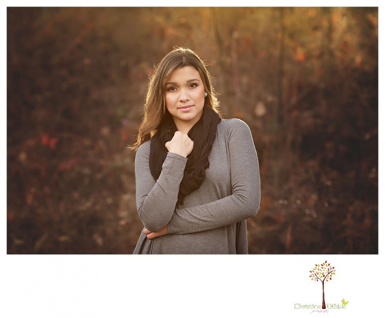Sonora High senior portrait photographer Christine Dibble Photography takes senior portraits of the Sonora High Homecoming Queen at Indigeny Reserve on a cloudy winter day.
