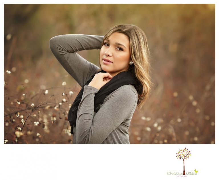 Sonora High senior portrait photographer Christine Dibble Photography takes senior portraits of the Sonora High Homecoming Queen at Indigeny Reserve on a cloudy winter day.