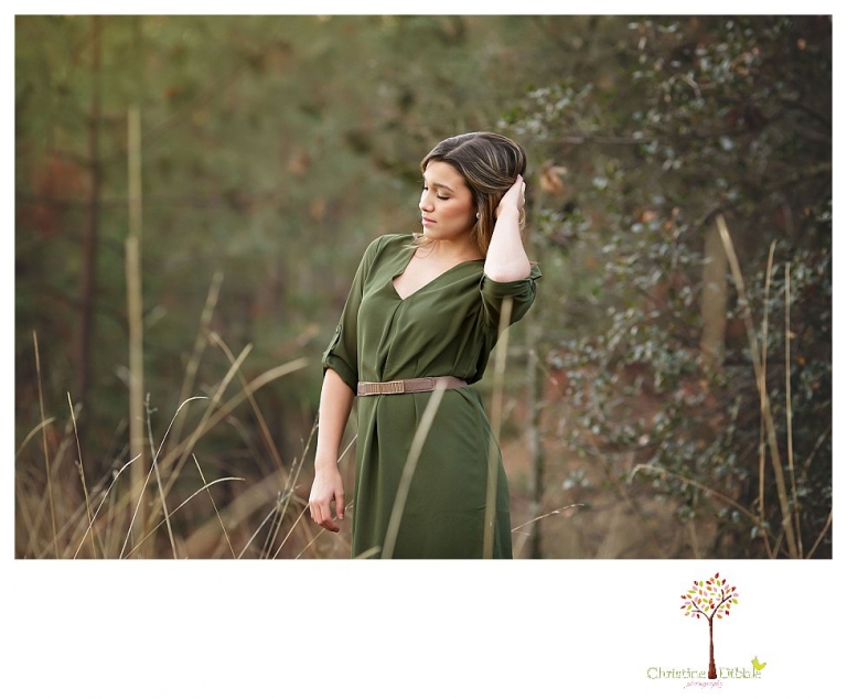 Sonora High senior portrait photographer Christine Dibble Photography takes senior portraits of the Sonora High Homecoming Queen at Indigeny Reserve on a cloudy winter day.