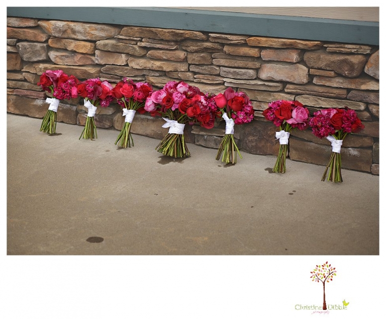 Sonora wedding photographer Christine Dibble Photography photographs a January wedding at the Sonora Opera Hall with bright colors and Nigerian traditions.