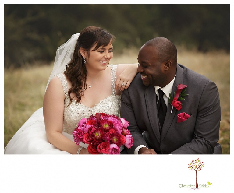 Sonora wedding photographer Christine Dibble Photography photographs a January wedding at the Sonora Opera Hall with bright colors and Nigerian traditions.