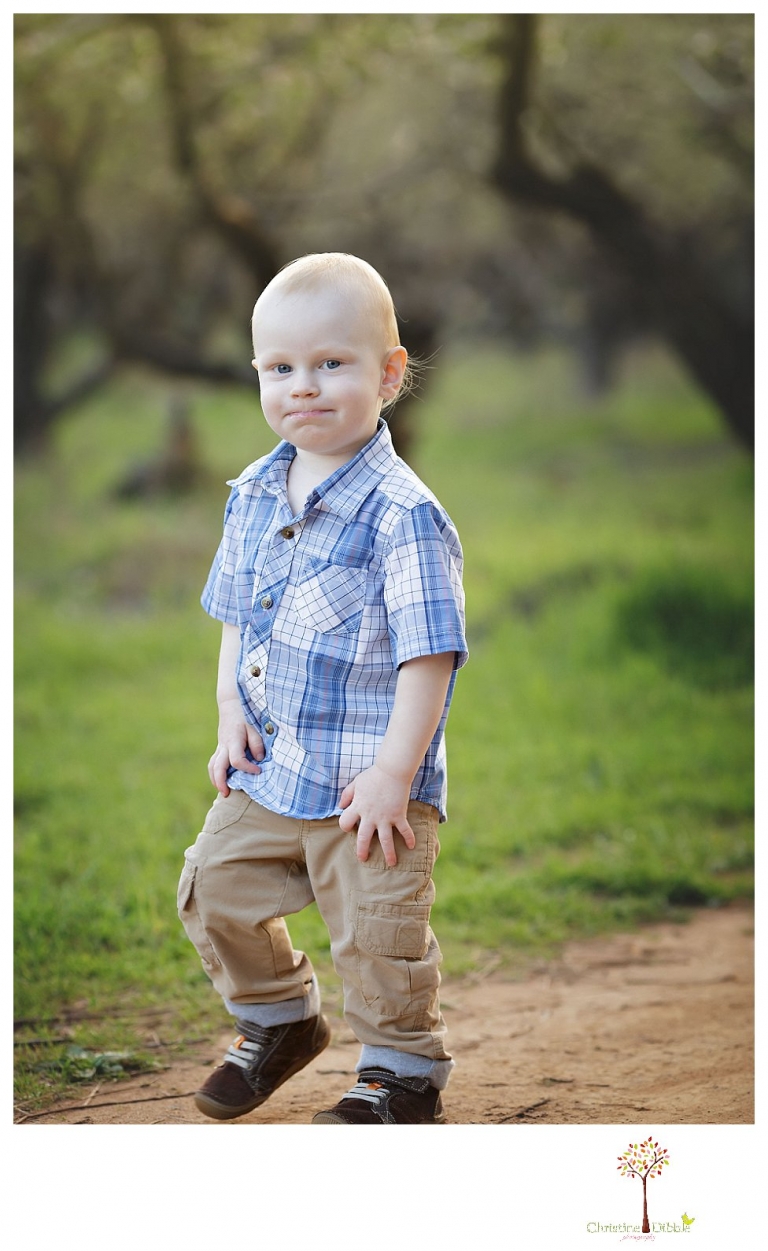 Sonora Child Photographer Christine Dibble Photography takes outdoor spring portraits of two young siblings at Indigeny Reserve while they play and explore.