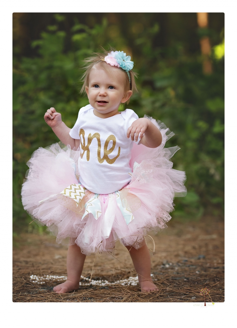 Sonora and Grass Valley family photographer Christine Dibble Photography takes first birthday cake smash photos of a baby girl and her family.  