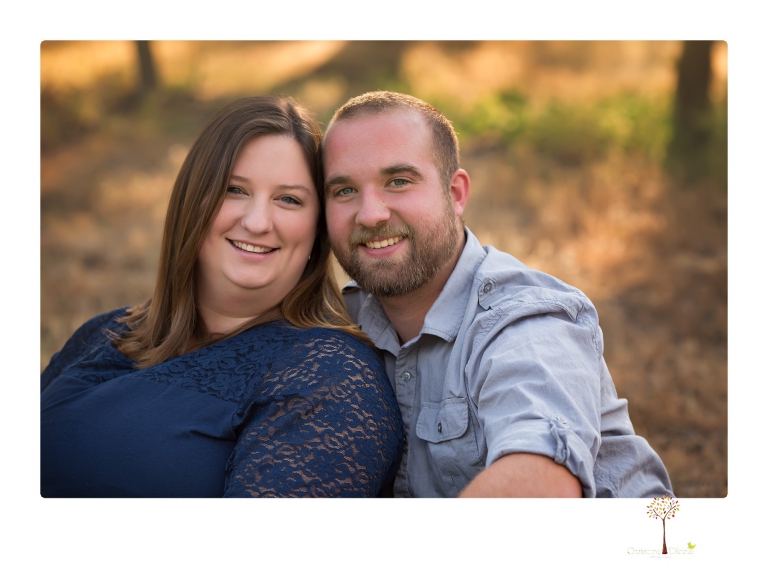 Sonora family photographer Christine Dibble Photography photographs a pregnancy announcement at Hurst Ranch as a wife tells her husband she is pregnant with baby number three during a family portrait session.