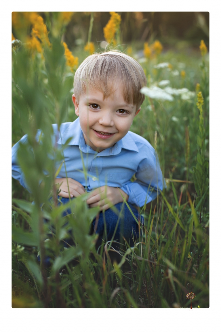 Sonora maternity photographer Christine Dibble Photography takes family maternity portraits of a mom expecting twins  in a wildflower field near Long Barn.