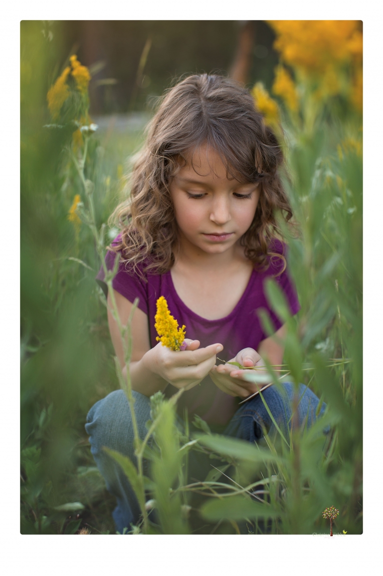Sonora maternity photographer Christine Dibble Photography takes family maternity portraits of a mom expecting twins  in a wildflower field near Long Barn.
