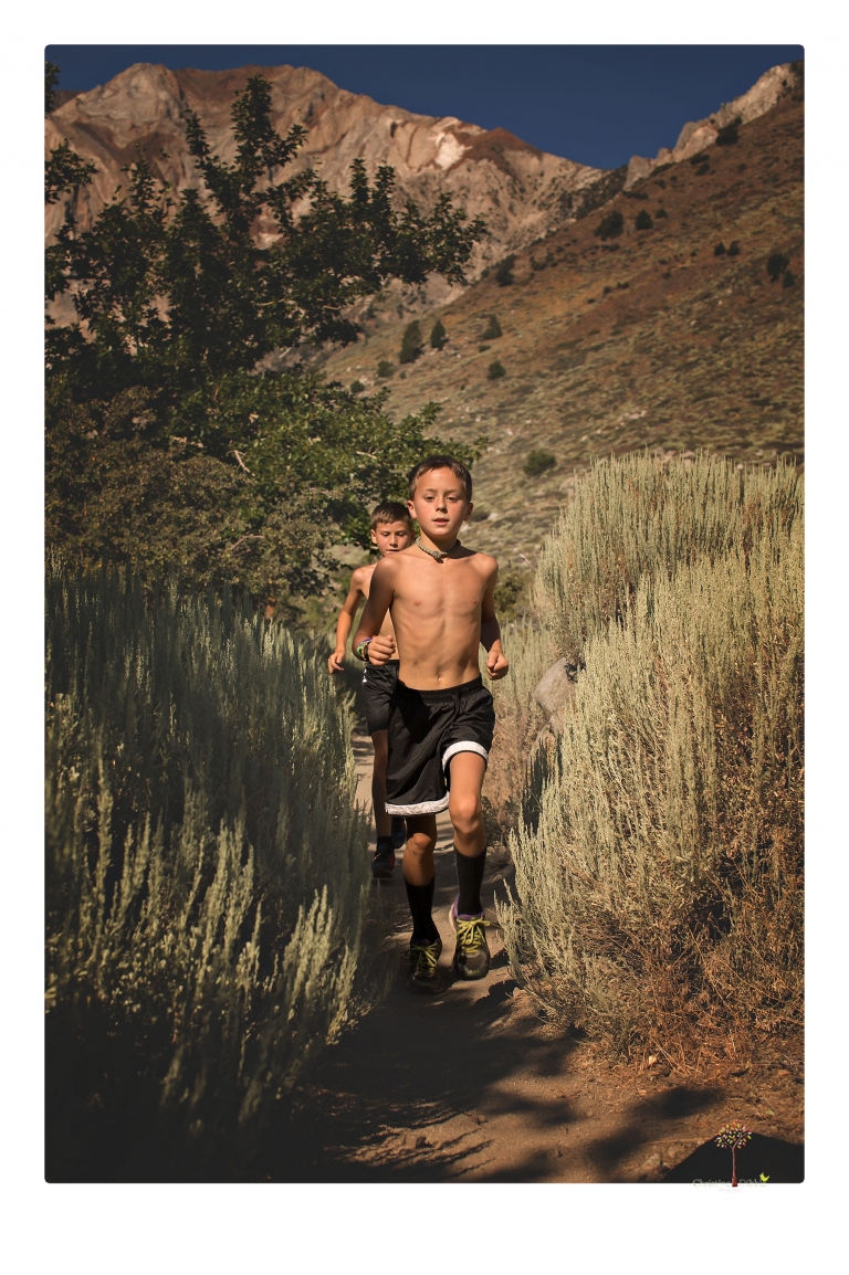 Sonora Sports Photographer Christine Dibble Photography takes portraits and action shots of Foothill Gold Track Club at their high elevation training camp in Mammoth Lakes, CA.