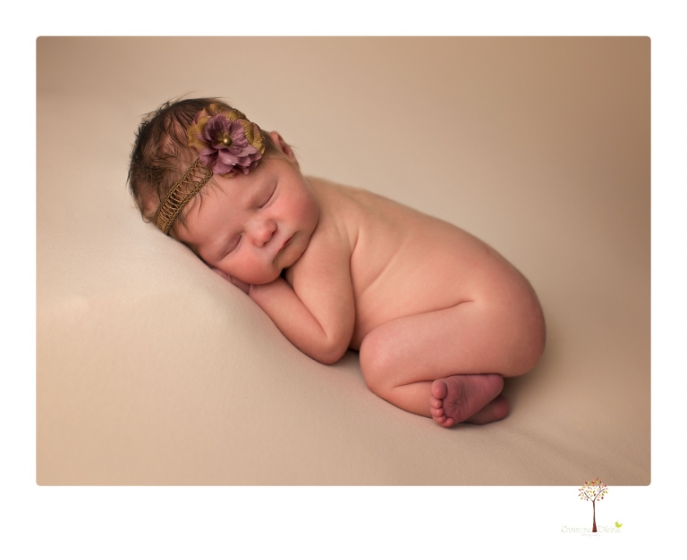 Sonora Newborn Photographer Christine Dibble Photography takes newborn studio portraits of babies and their parents and families with various vintage props.