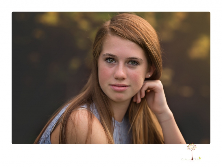 Sonora family photographer Christine Dibble Photography takes family portraits of a blended family in the backyard of their Tuolumne vacation home.