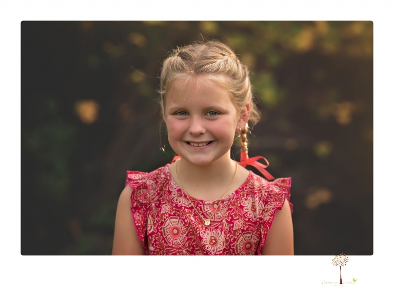 Sonora family photographer Christine Dibble Photography takes family portraits of a blended family in the backyard of their Tuolumne vacation home.