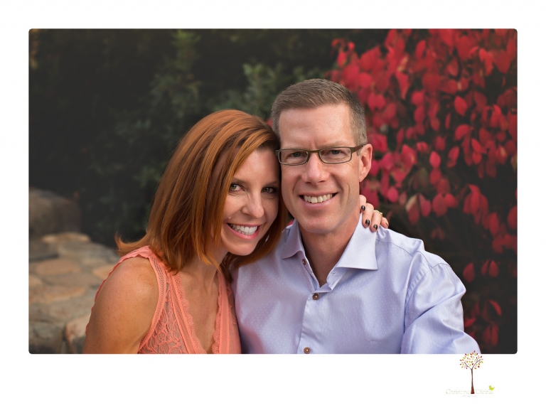 Sonora family photographer Christine Dibble Photography takes family portraits of a blended family in the backyard of their Tuolumne vacation home.