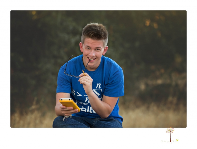 Summerville Senior Portrait photographer Christine Dibble of Sonora takes senior portraits of a boy in a kilt, a nerd scene, an explosion and a tuxedo at Knights Ferry.