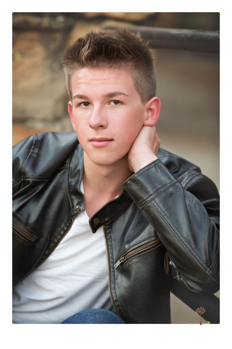 Summerville Senior Portrait photographer Christine Dibble of Sonora takes senior portraits of a boy in a kilt, a nerd scene, an explosion and a tuxedo at Knights Ferry.