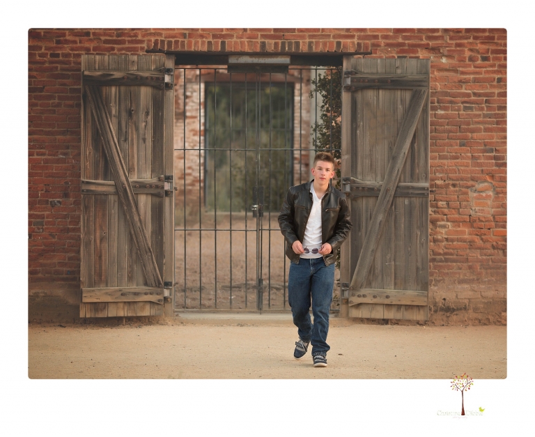 Summerville Senior Portrait photographer Christine Dibble of Sonora takes senior portraits of a boy in a kilt, a nerd scene, an explosion and a tuxedo at Knights Ferry.