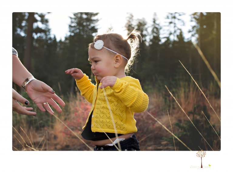 Sonora family photographer Christine Dibble Photography takes family portraits under Chair 10 at Dodge Ridge ski area.