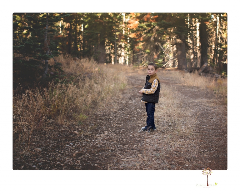 Sonora family photographer Christine Dibble Photography takes family portraits under Chair 10 at Dodge Ridge ski area.