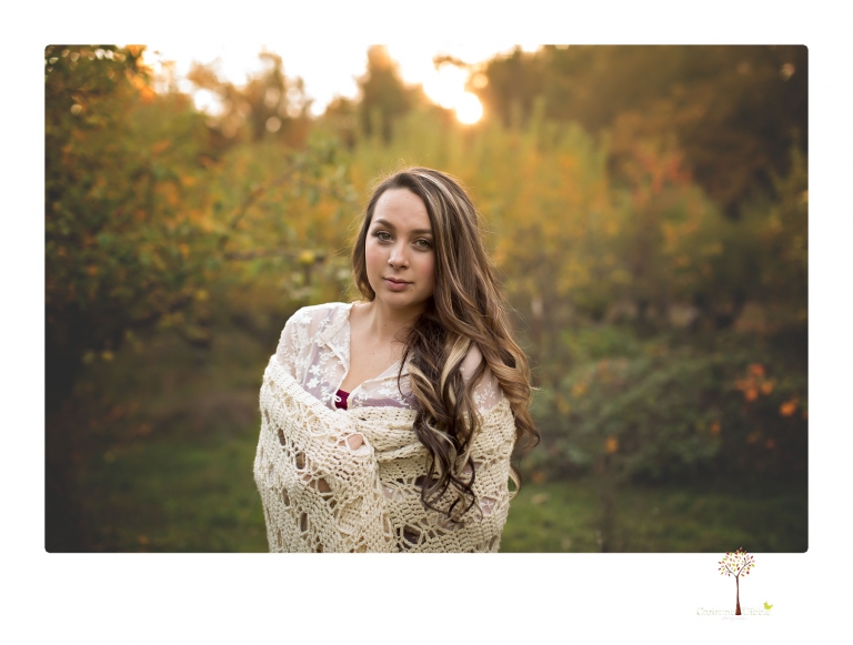 Sonora and Summerville Senior Portrait photographer Christine Dibble Photography takes senior portraits at Indigeny Reserve of a girl with vintage suitcases, a classic Ford Mustang, and her little dog, Pumpkin.