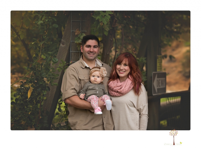 Sonora family photographer Christine Dibble Photography takes family portraits of a family at Indigeny Reserve with their baby girl.
