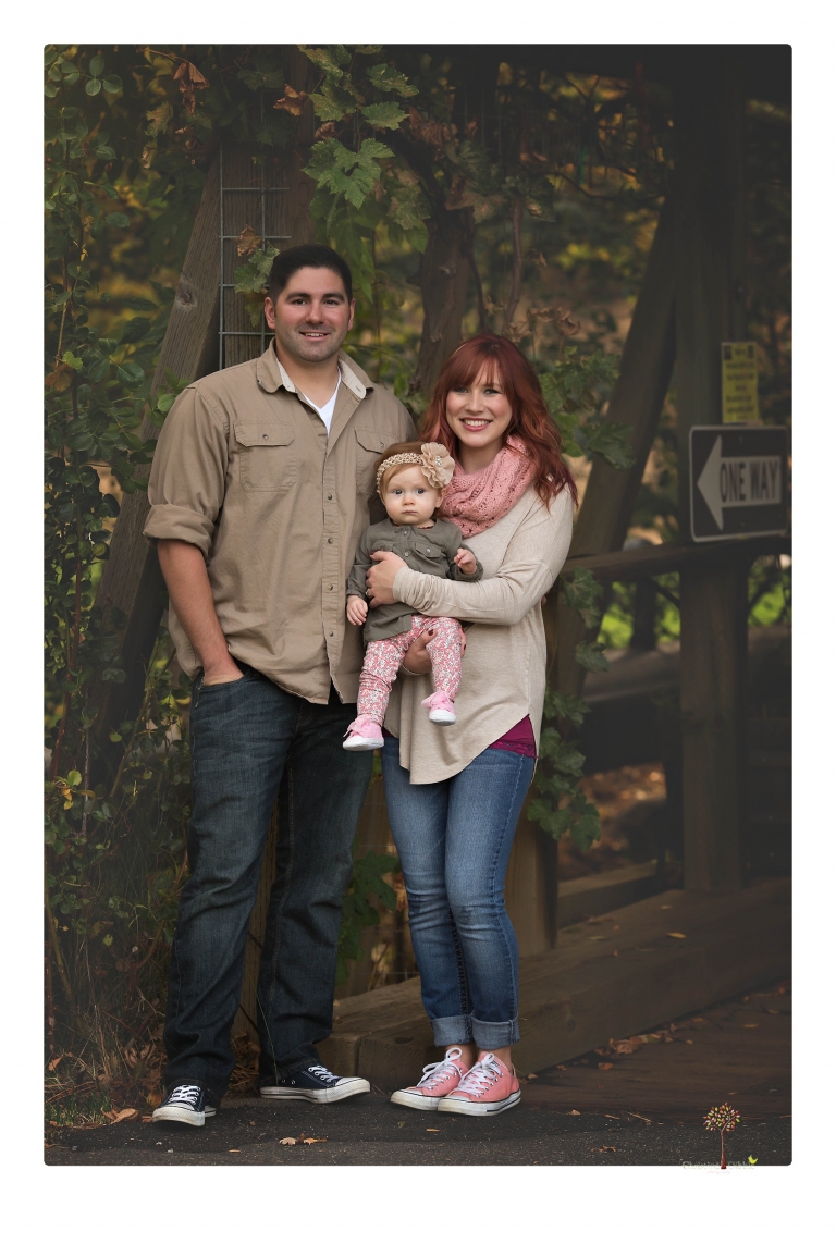 Sonora family photographer Christine Dibble Photography takes family portraits of a family at Indigeny Reserve with their baby girl.