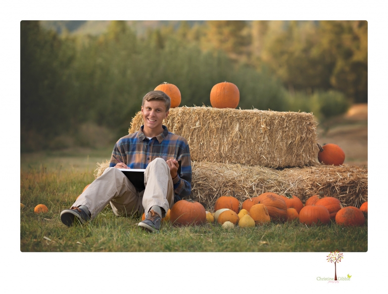Sonora senior portrait photographer Christine Dibble Photography takes senior portraits of a Sonora High water polo player at Indigeny Reserve.