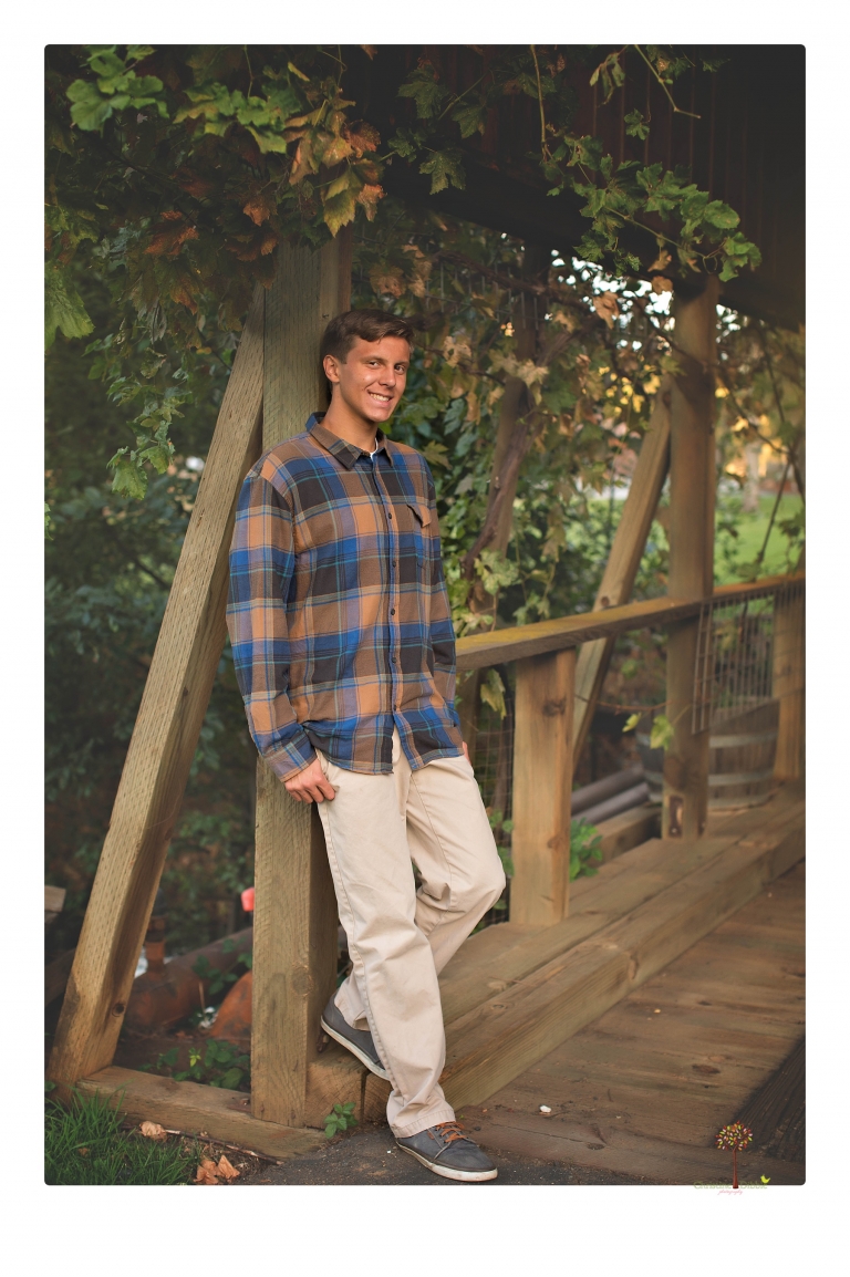 Sonora senior portrait photographer Christine Dibble Photography takes senior portraits of a Sonora High water polo player at Indigeny Reserve.