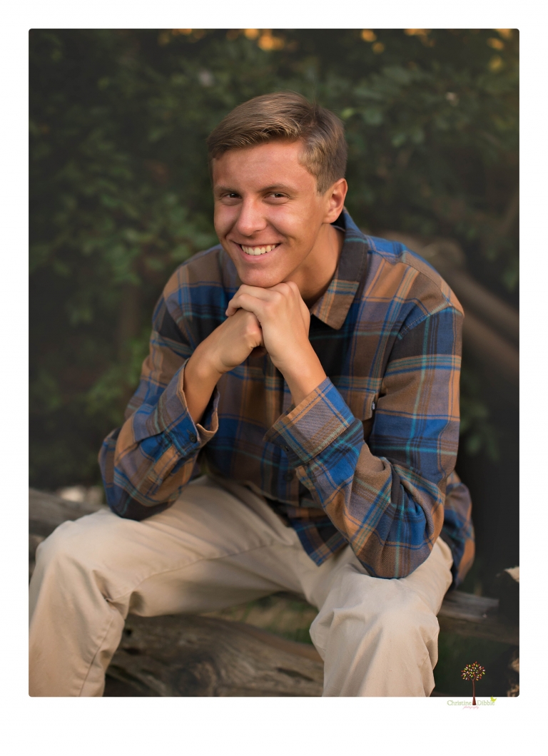 Sonora senior portrait photographer Christine Dibble Photography takes senior portraits of a Sonora High water polo player at Indigeny Reserve.
