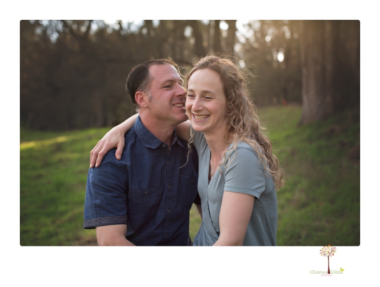 This Indigeny family portrait session, photographed by Christine Dibble Photography of Sonora, included lots of play and group hugs and running around for natural and relaxed family portraits.