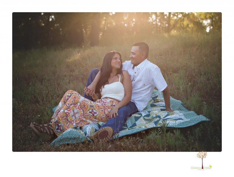 Sonora Engagement Photographer Christine Dibble Photography photographs a romantic Indigeny engagement session.
