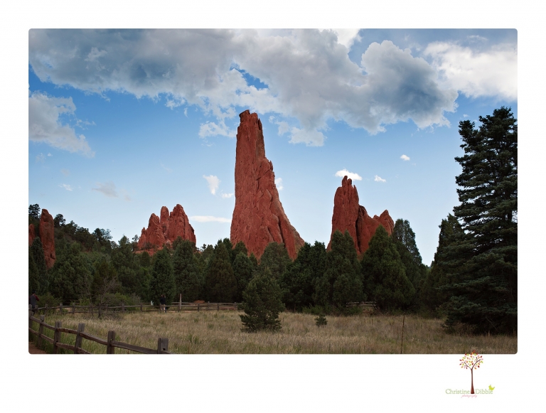 Sonora photographer Christine Dibble Photography travels to Colorado Springs to photograph landscape images at Garden of the Gods Park.